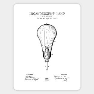 EDISON LIGHT BULB Sticker